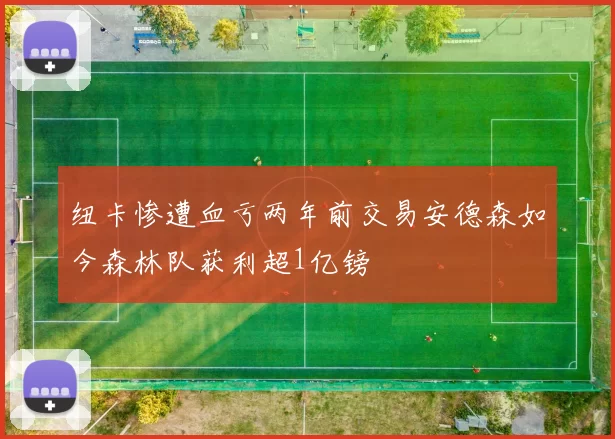 纽卡惨遭血亏两年前交易安德森如今森林队获利超1亿镑