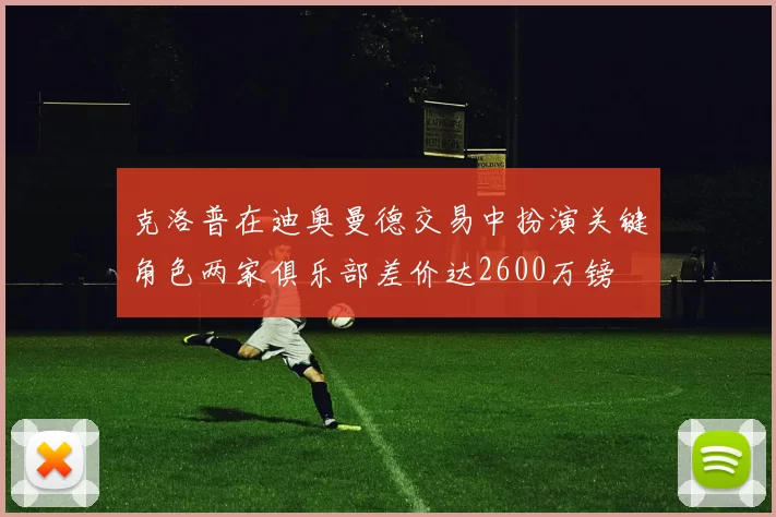 克洛普在迪奥曼德交易中扮演关键角色两家俱乐部差价达2600万镑